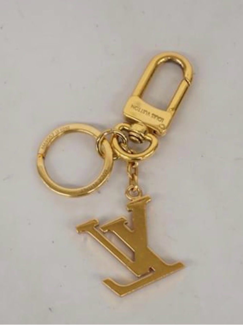 Louis Vuitton 🌼Full inclusion 🌼 Porte-Cles Nanogram Gold Keychain. - Picture 12 of 12